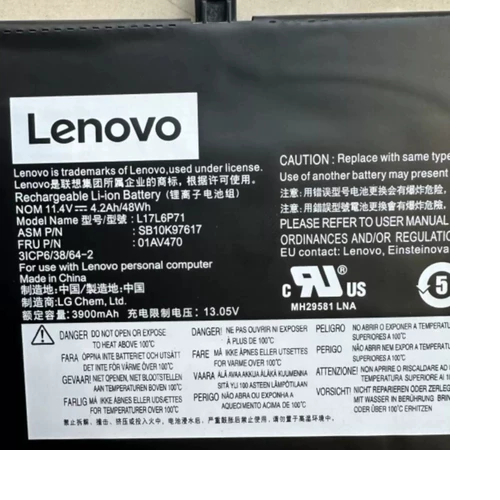 ☸L17L6P71 battery L﻿enovo แบตเตอรี่ ของแท้ L﻿enovo Thinkpad X280 Series 01AV470 L17C6P71
