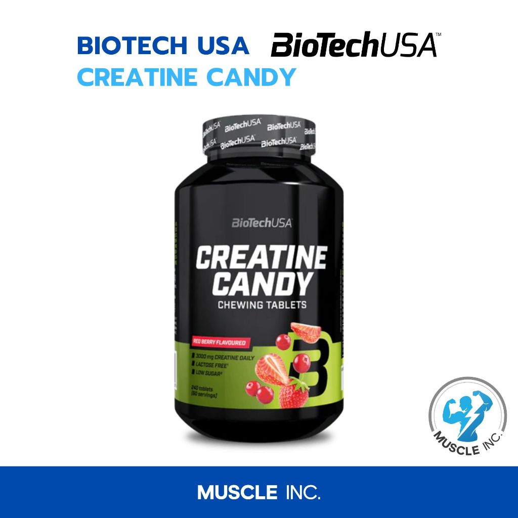 Biotech USA- Creatine Candy 240tabs พร้อมส่ง!!