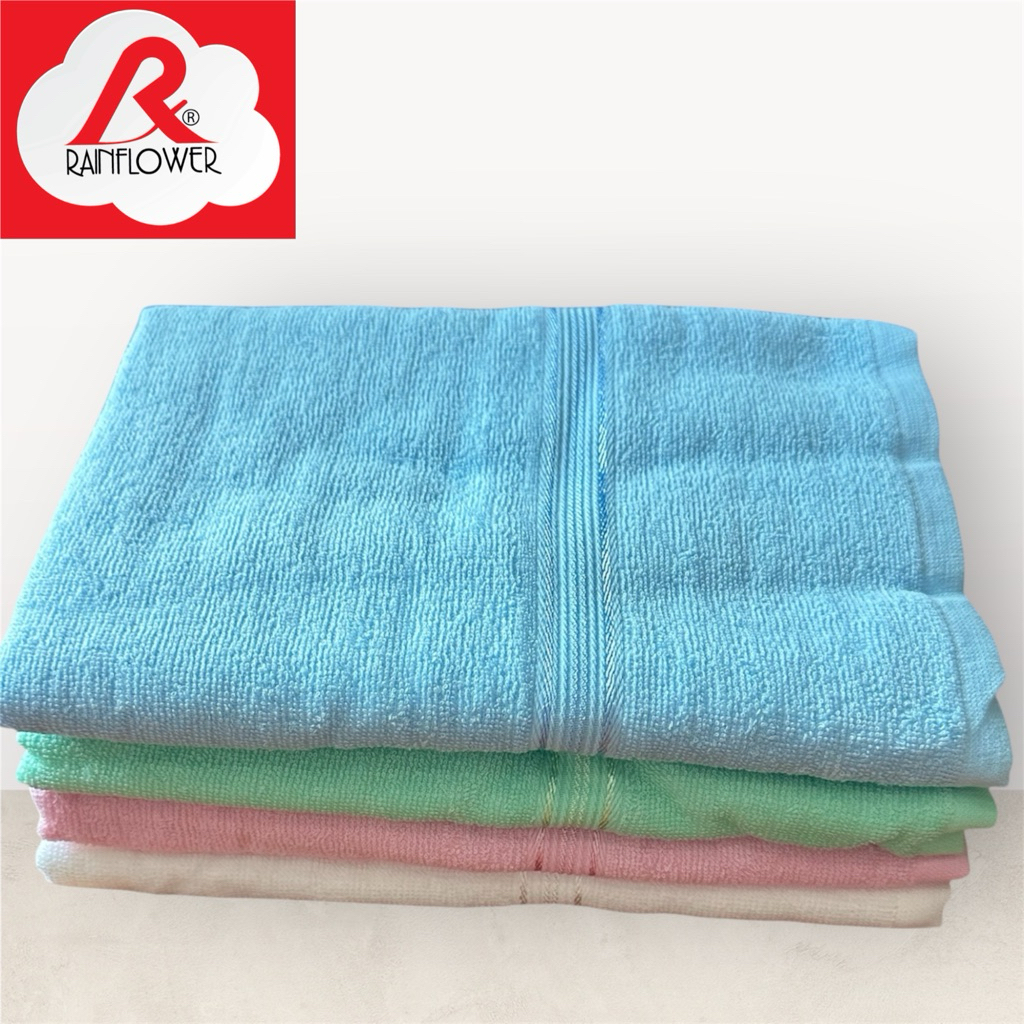 ผ้าเช็ดตัว RAINFLOWER ขนาด 60*120 ผ้า Cotton 100% (MST500127AS)