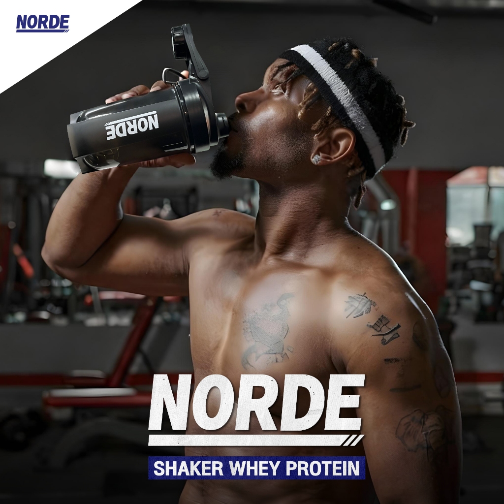 NORDE Shaker  นอร์ด แก้วเชคโปรตีน วัสดุพรีเมียม ฝามาพร้อมหูหิ้ว 500 ml.
