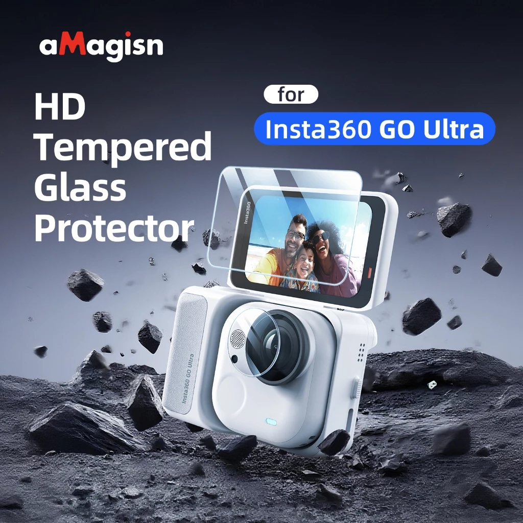 aMagisn GO Ultra tempered ฟิล์มกันรอย กล้องinsta360 GO Ultra thumbnail 4