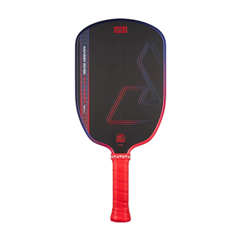 JOOLA Agassi Edge Heat Vision Pickleball Paddle (16mm) Ignite Blaze Red