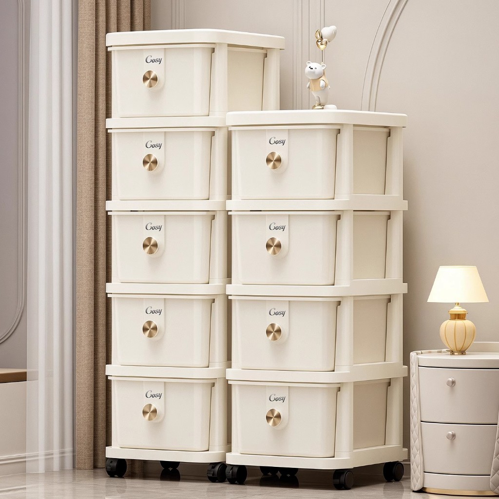 JOY ตู้ลิ้นชักแคบ มีล้อ ดีไซน์สวย ประหยัดพื้นที่ เก็บของได้เยอะ เหมาะกับคอนโดและบ้านเล็ก