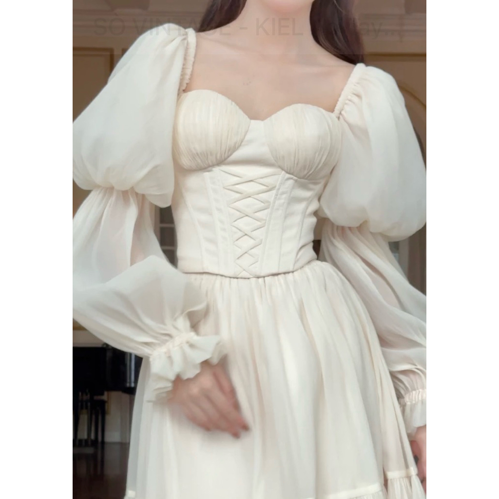 🎀Brand : sovintage kile top มีรูปสินค้าจริง🎀 (พรีออเดอร์)