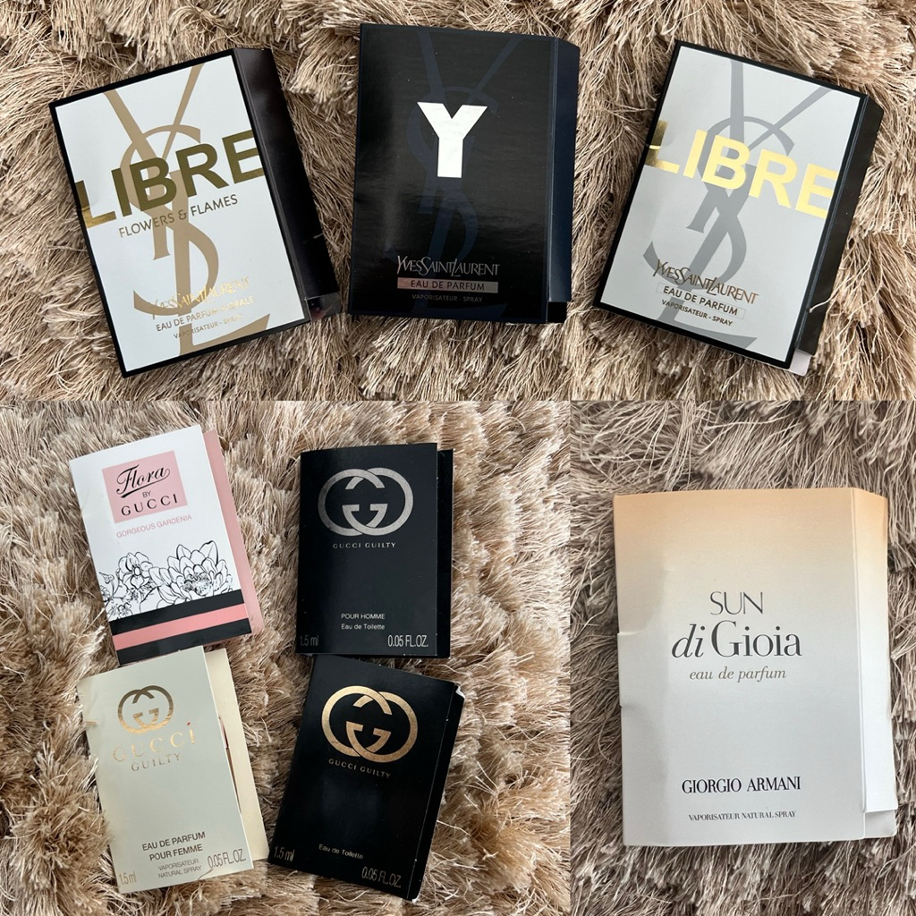 #น้ำหอม Giorgio Armani, Gucci, YSL (หัวเสปร์ย)
