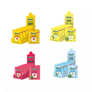 Ricola ริโคลา ลูกอมชูการ์ฟรี 15 กรัม (แพ็ก 15 ถุง)