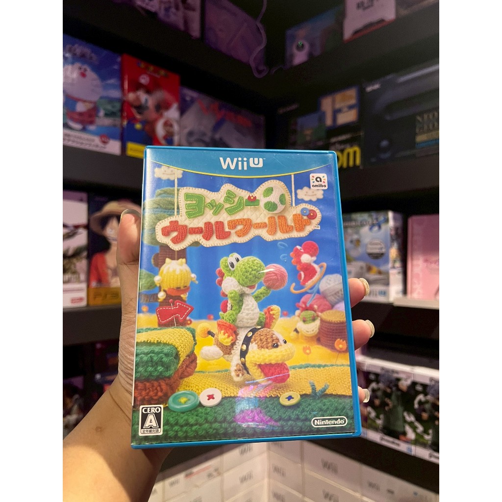 แผ่นเกมแท้ Wii U Yoshi's Woolly World Japan มือสอง