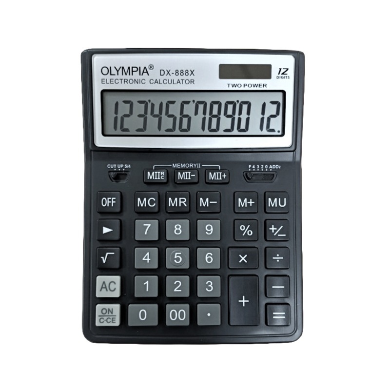 เครื่องคิดเลข โอลิมเปีย DX-888X สีดำ