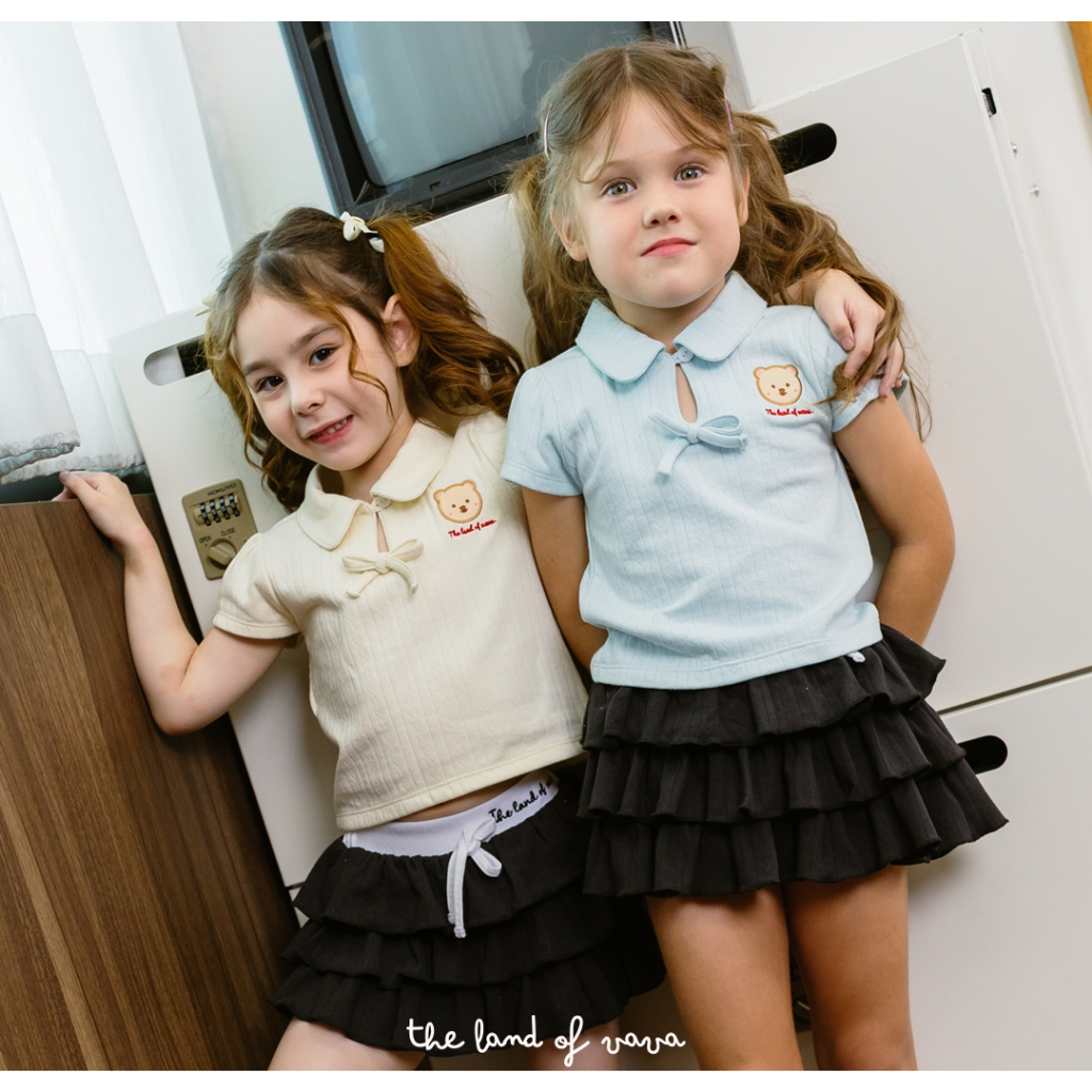 Thelandofvava VNXT1037 เสื้อยืดเด็ก Vava Dairy Darling Land ลิขสิทธิ์แท้จาก vava