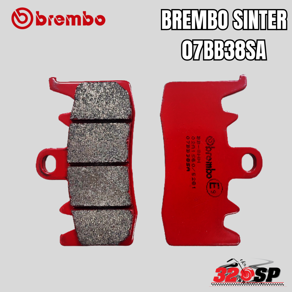 ผ้าเบรค BREMBO SINTER รหัส 07BB38SA รุ่นBMW F800,R1200GS,R,LC,S1000XR/DUCATISCRAMBLER/MONSTER 821/MU