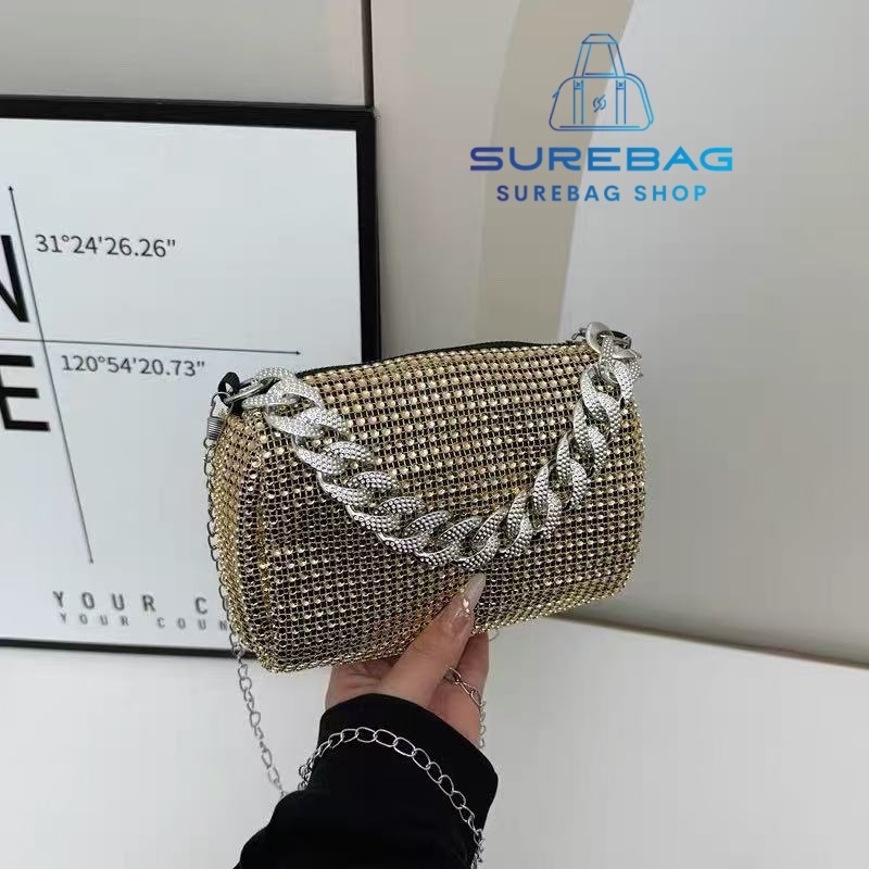 surebag-กระเป๋าแฟชั่น กระเป๋ากากเพชร สวยๆ