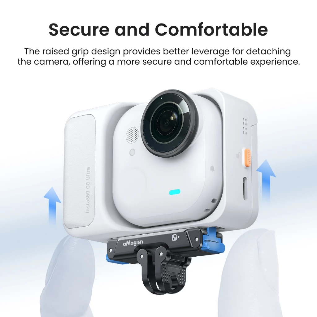 aMagisn GO Ultra Metal Quick Release Mount เพลทสำหรับ กล้องinsta360 GO Ultra thumbnail 8