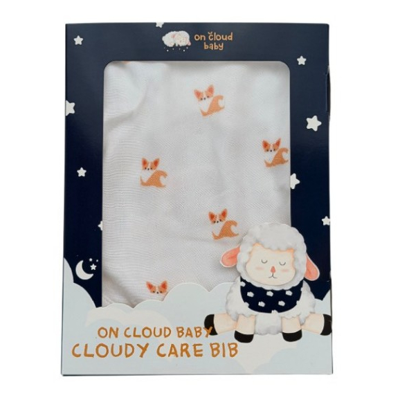 On cloud baby : Cloudy Care Bib - ผ้ากันเปื้อนใยไผ่ แบรนด์ On cloud Baby สำหรับเด็กแรกเกิด