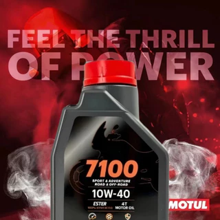 เซตน้ำมันเครื่อง Motul 7100 Ester Technology10W-40 สำหรับ PCX,Nmax,Drone,Click,Grand Filano