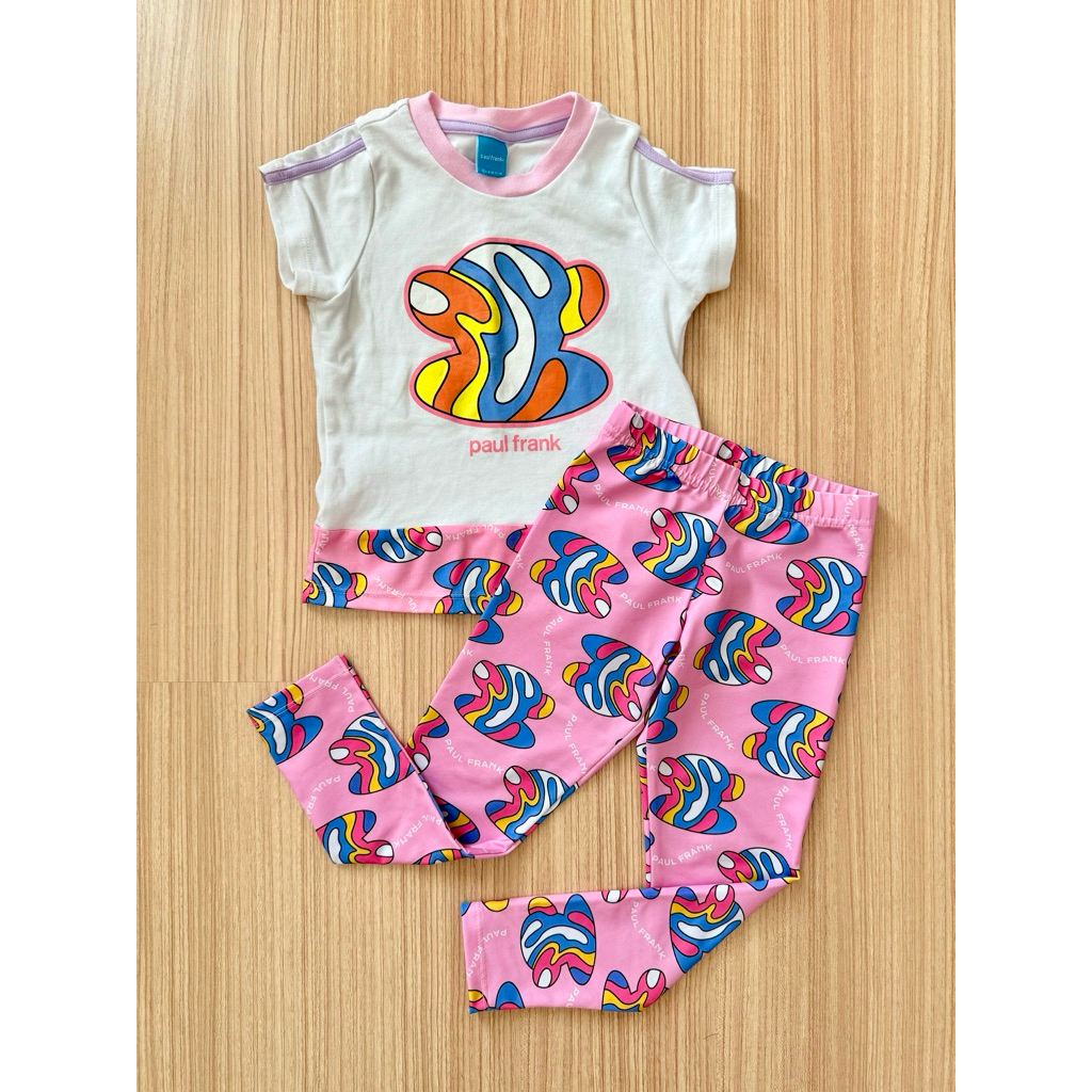 ชุดเซต Paul Frank sz.4 ร้าน 4p’house ใส่ 1 ครั้ง งานผ้าดีมาก