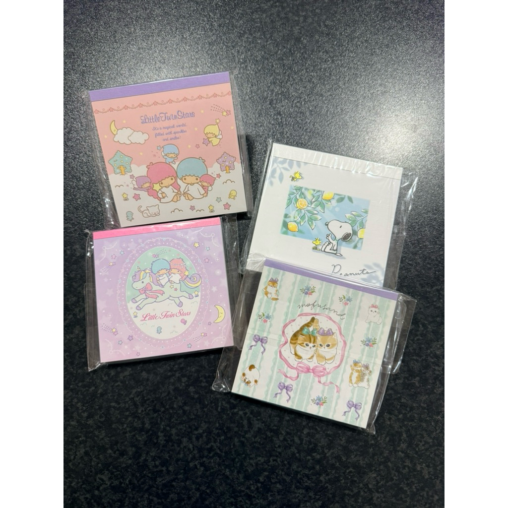 Authentic Sanrio - San-X - Bandai Namco limited edition notepad - memo pad - sticky note from Japan.