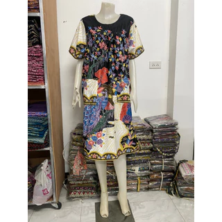 เสื้อผ้าใส่อยู่บ้าน-ผ้าปาเต๊ะ-สุดนอน-เสื้อคนแก่-ตัวใหญ่-อก50นิ้ว-สุดนอนผู้ใหญ่