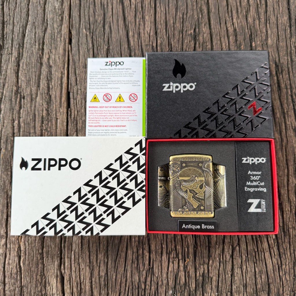 ไฟแช็ก Zippo รุ่น 29268 Armor Steampunk