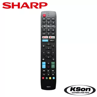 รีโมททีวี สมาร์ททีวี ชาร์ป อะไหล่ทีวี Sharp Smart TV Remote Control รุ่น RNF01