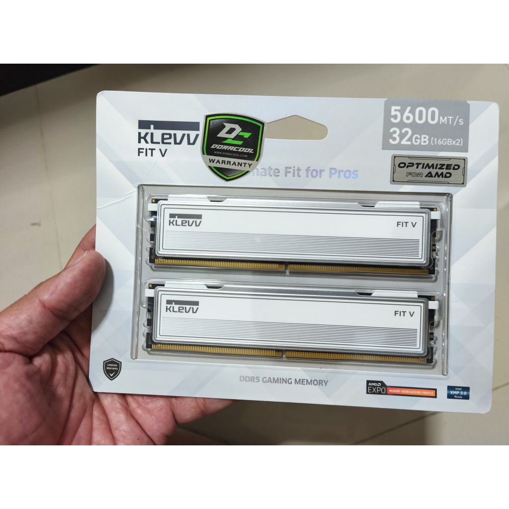 ram ddr5 klevv fit v 16x2gb bus 5600 cl30