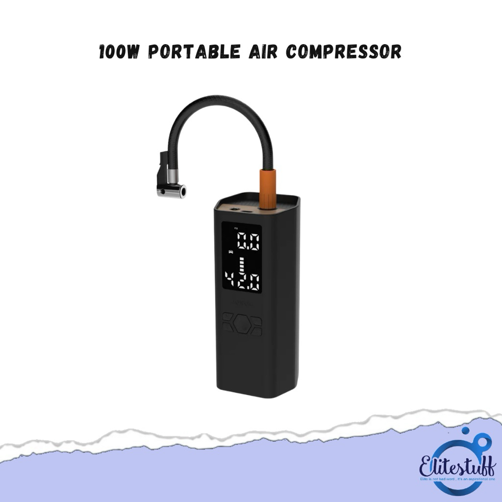 Jowua 100W Portable Air Compressor - เครื่องปั๊มลมพกพา