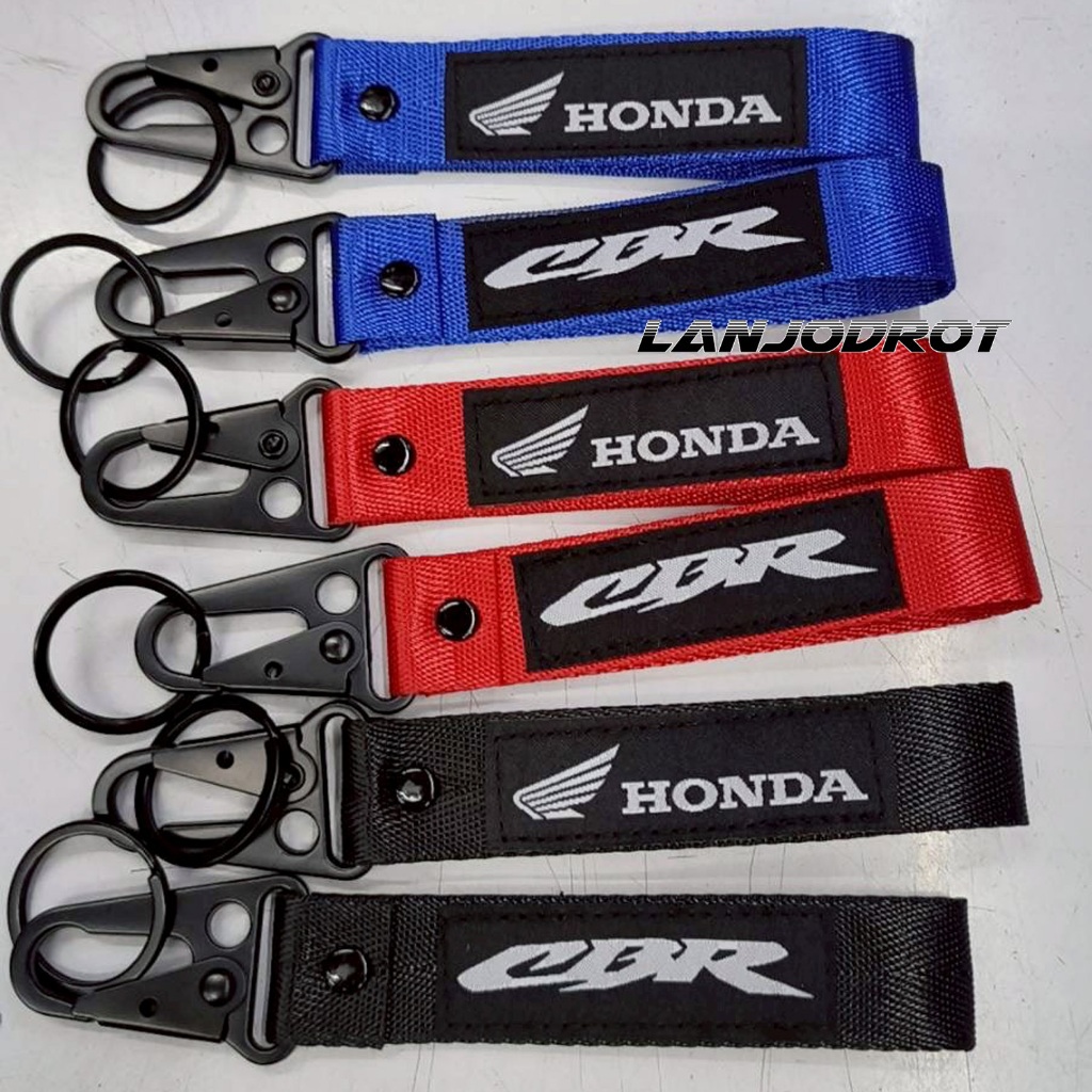 พวงกุญแจผ้า ลาย HONDA CBR พวงกุญแจซิ่ง สไตล์ แต่งซิ่ง พวงกุญแจรถมอเตอร์ไซค์ V.57