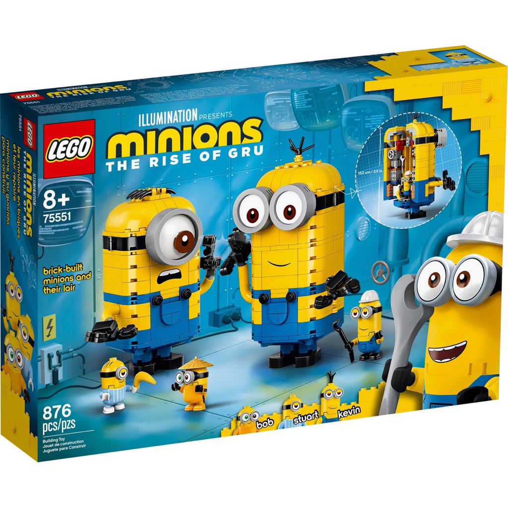 Lego Minions  75551 Brick-built Minions and their Lair  เลโก้ มินเนี่ยน 75551 (New sealed no box)