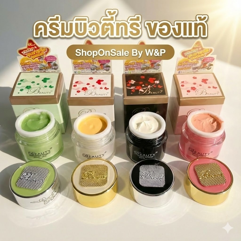 ครีมบิวตี้ทรี ขนาด5กรัม รับประกันแท้ชัวร์ เห็นผลจริง100%