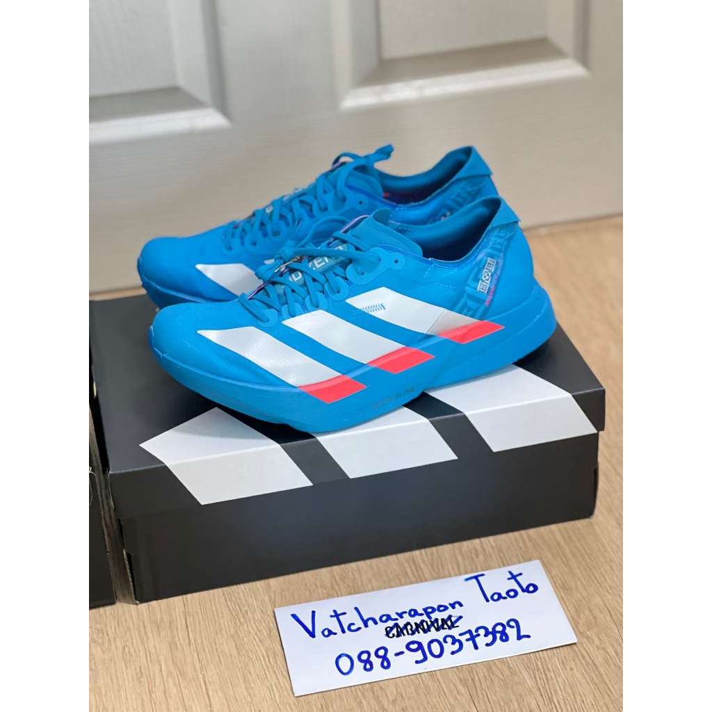 [ PREORDER ] รองเท้าวิ่ง Adidas Adizero Adios Pro 4 สี JR4796 & JR4797 Blue Hakone Ekiden 2026 มือ1 ของแท้ 100%