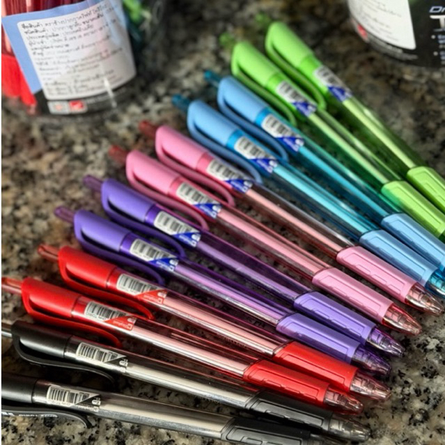 ตราช้าง ปากกาลูกลื่น Drift TORiO ขนาด 0.5มม/0.7 บรรจุ 50แท่ง มีสีน้ำเงิน/แดง/ดำ
