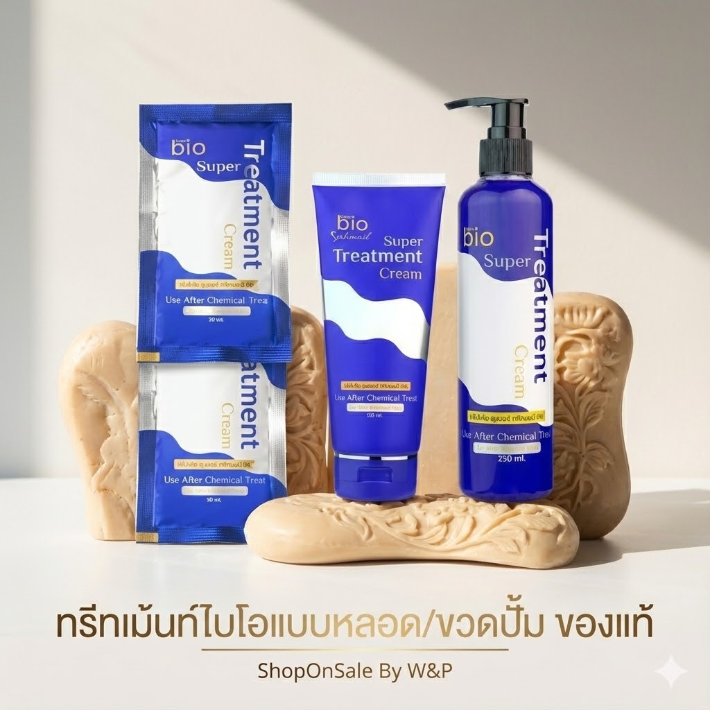 ทรีทเม้นท์ไบโอแบบหลอด-แบบขวดปั้ม (มีให้เลือก2แบบ)