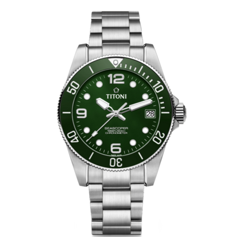 นาฬิกา Titoni Seascoper 600 Green รุ่น 83601 S-GN-739