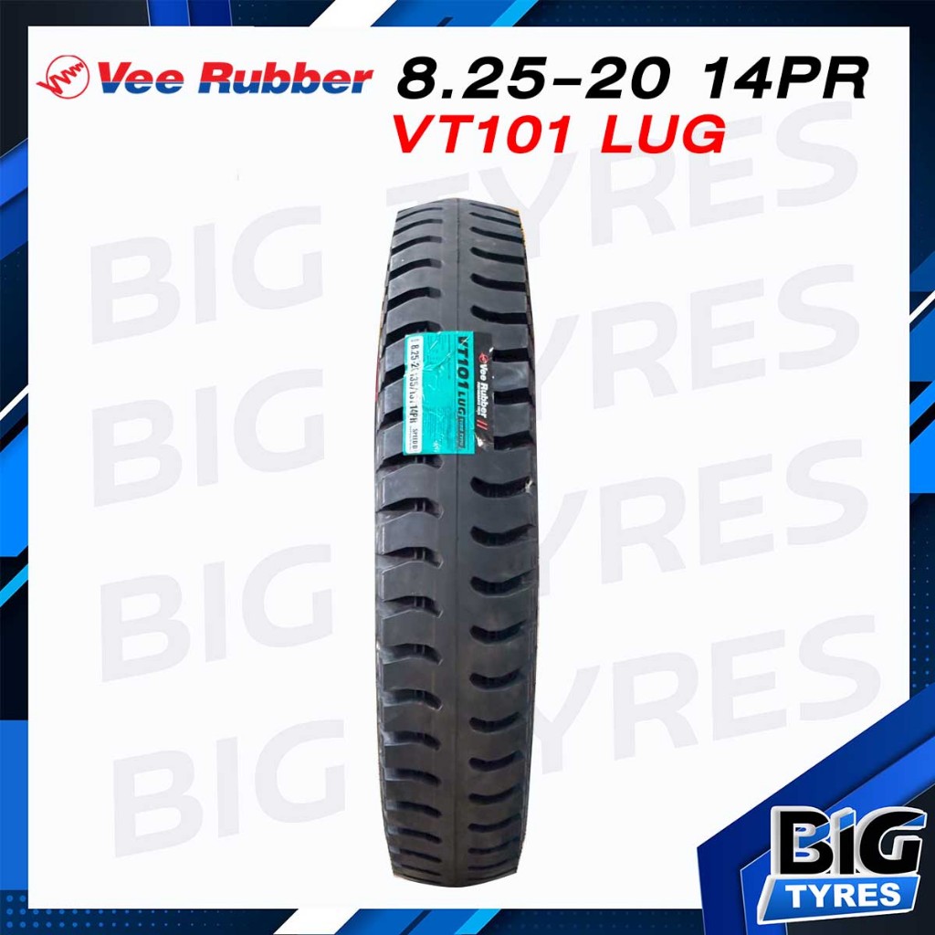ยางรถบรรทุกผ้าใบ VeeRubber 8.25 - 20 14PR รุ่น VT101 LUG