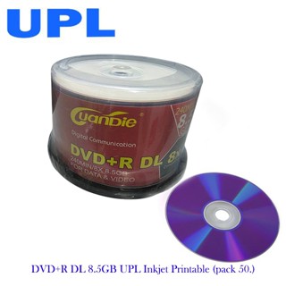 DVD+R DL 8.5GB UPL Inkjet Printable (pack 50.)
