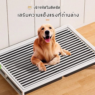 🐈Petorldog กรงแมว กรงแมวขนาดใหญ่ คอนโดแมวกรงแมวคอนโด กรงขังแมว กรงสัตว์เลี้ยง มีล้อและบันได แถมถาดฟรี