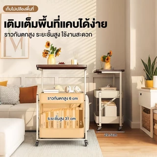 [ เหล็ก+พับได้ ] รถเข็น ชั้นวางของมีล้อ 3 ชั้น ชั้นวางของเหล็กพร้อมล้อเลื่อน เคลื่อนย้ายสะดวก รุ่นฮิต พร้อมส่ง