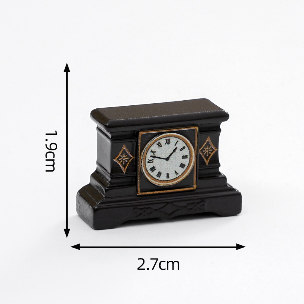 j673นาฬิกาปลุกแบบลูกตุ้มสไตล์คลาสสิกย้อนยุคของจิ๋ว - รูปที่ 6