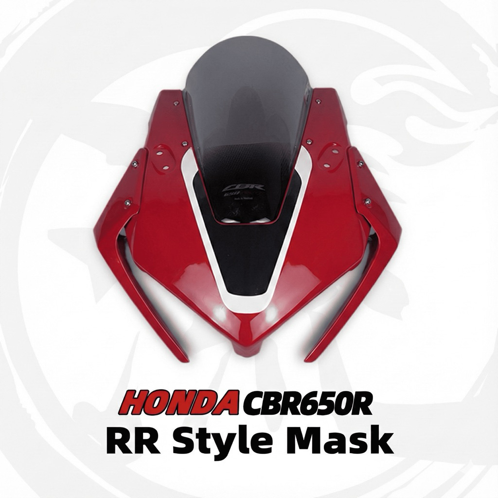 แฟริ่งหน้า CBR650R ปี 2019-2023 ทรง 1000RR พร้อมชิวหน้าเรซซิ่ง ตรงรุ่น