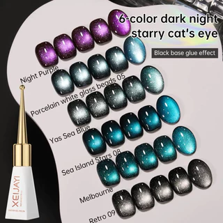 💥New💥XEIJAYI สีเจลแคทอาย Dark night story เงาสวยราคาไปต่อได้ ขนาด 10 ml.🌈พร้อมส่งในไทย 🌈