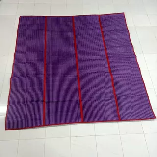 เสื่อยางพารา, เสื่อปีคนิค 4พับ ใหญ่6ฟุต 1.80cm X 2cm เสื้อพลาสติก 3 พับ 5 ฟุต