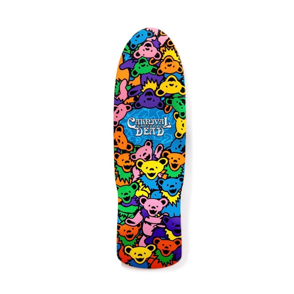 CARNIVAL X GRATEFUL DEAD SKATEBOARD DEAD BEARS DECK