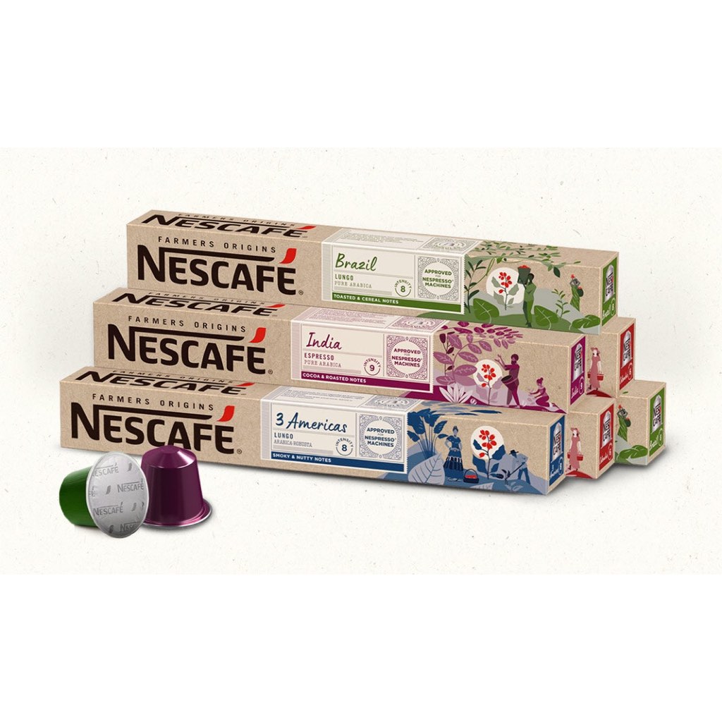 [พร้อมส่ง] Nescafe Coffee Capsule กาแฟแคปซูล เนสกาแฟ เนสเพรสโซ่ กาแฟ ใช้กับเครื่องชง Nespresso