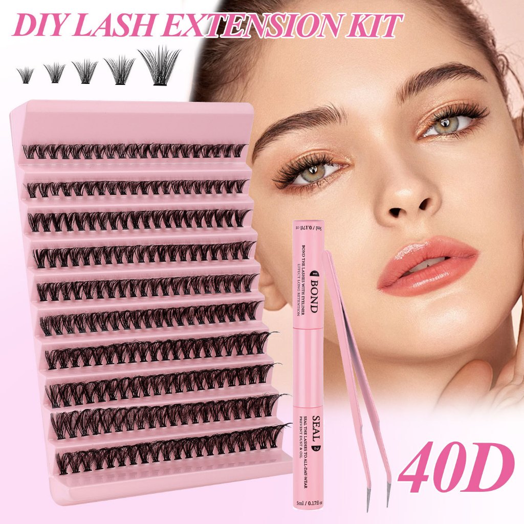 30D~100D ขนตาปลอมธรรมชาติ Bundle 8-16 มม.Reusable Fast การจัดส่งปริมาณขนตาธรรมชาติ DIY 140 ชิ้น