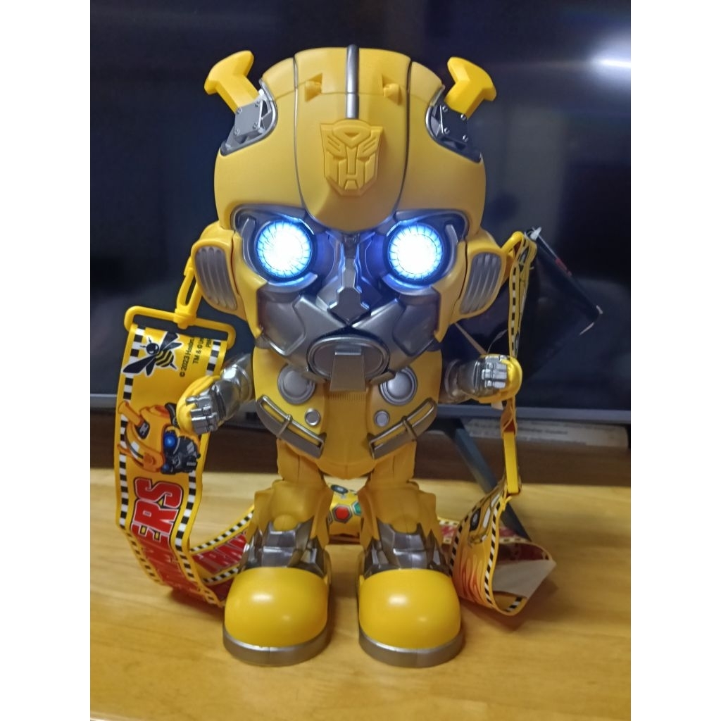 ถังป๊อปคอร์นกระเป๋า บั๊บเบิ้ลบี Transformer Bubble Bee from Universal Studio Beijing
