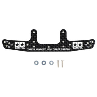 กันชน 3มม สกรีนขาว Tamiya 95257 - HG Carbon Wide Rear Stay (…