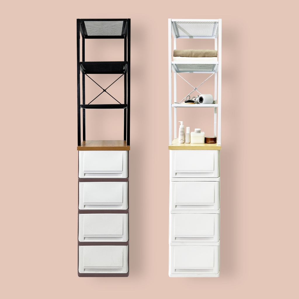 UP ตู้ลิ้นชัก BUDDY KLOSET 4 ชั้น