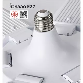 หลอดไฟ LED ใบพัด พับเก็บได้ ประหยัดพลังงานไฟ 190W 160W 130W 70W Deformable lamp ประหยัดพลังงานไฟ ปรับมุม