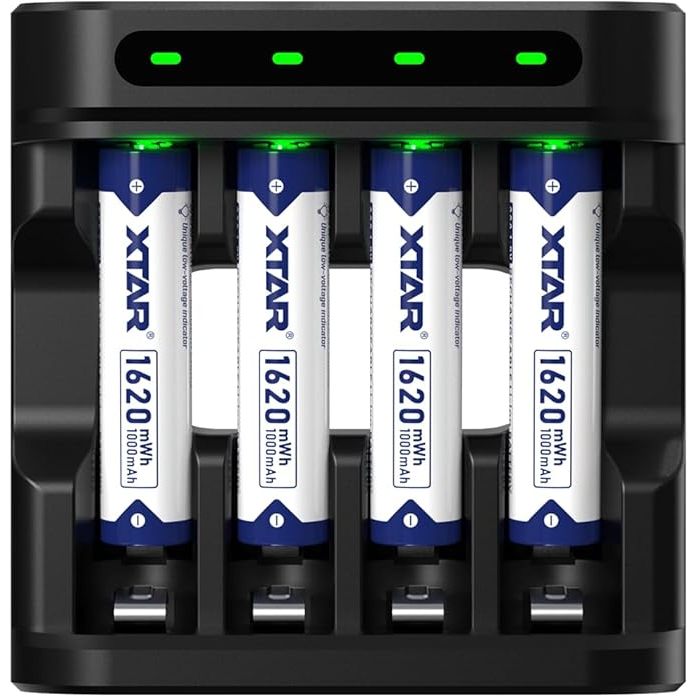 ถ่าน 3A 1.5V Li-ion Battery AAA XTAR 1620mWh/1000mAh (1Pack มี 4 ก้อน)