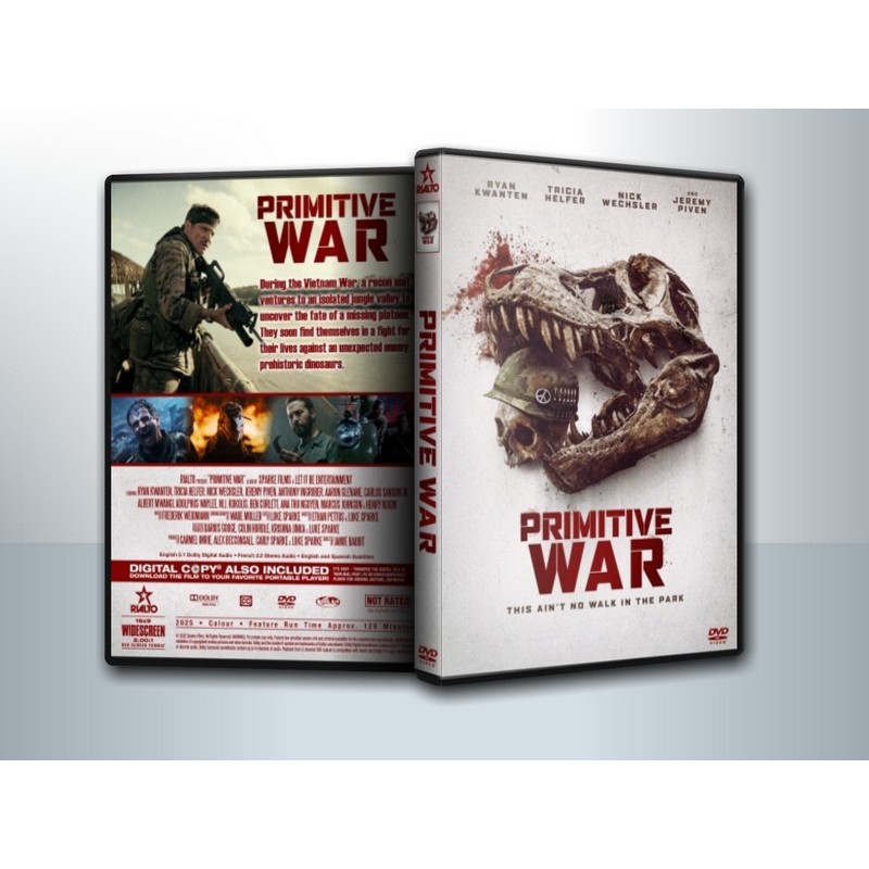 [ DVD Movie มีปก+สกรีนแผ่น ] Primitive War (2025) | สงครามโลกล้านปี ( 1 DVD )
