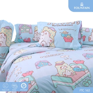 Fountain FTC162 การ์ตูน Moppu ลิขสิทธิ์แท้ Sanrio สัมผัสนุ่มลื่น ชุดเครื่องนอนฟาวน์เทน ผ้าปูที่นอน ผ้านวม